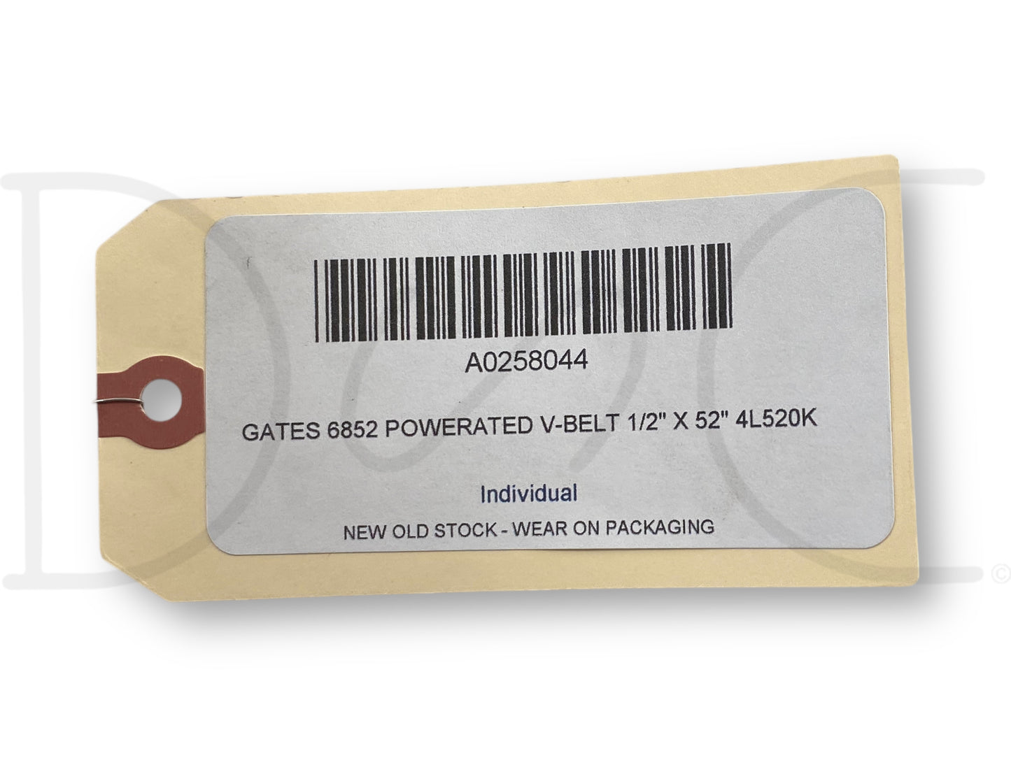 Gates 6852 Powerated V-Belt 1/2" X 52" 4L520K