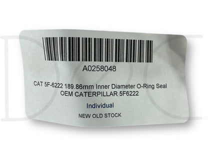 Cat 5F-6222 189.86MM Inner Diameter O-Ring Seal OEM Caterpillar 5F6222