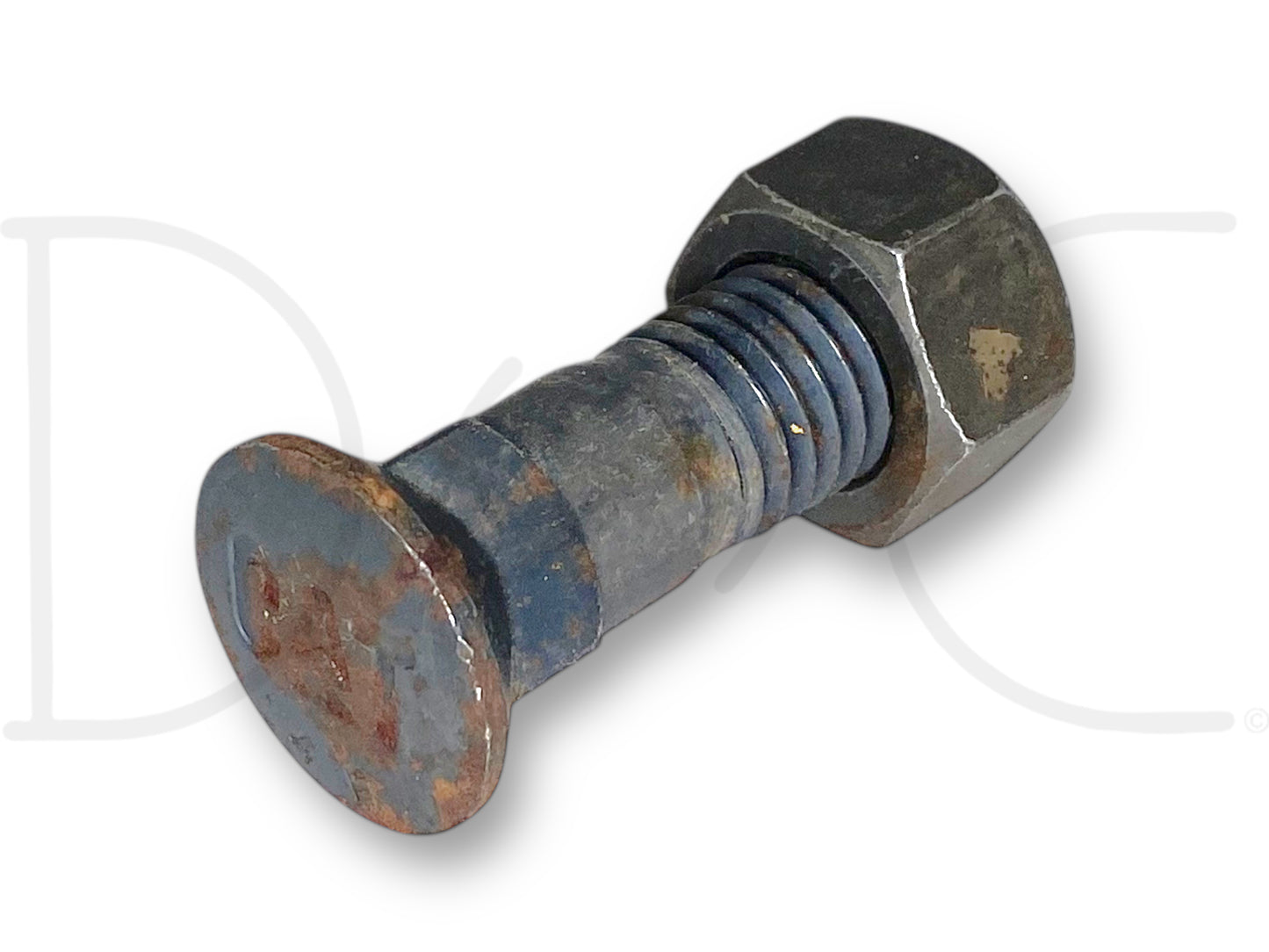 Cat 4F-3654 5/8-11 Thread 2" Long Cutting Edge Plow Bolt W/ Nut OEM Caterpillar
