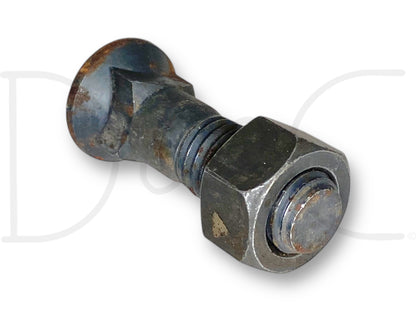 Cat 4F-3654 5/8-11 Thread 2" Long Cutting Edge Plow Bolt W/ Nut OEM Caterpillar