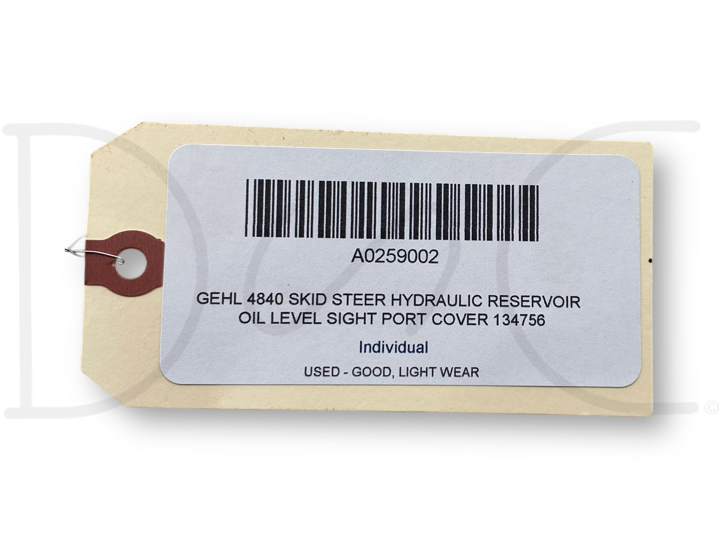 Gehl 4840 Skid Steer Hydraulic Reservoir Oil Level Sight Port Cover 134756