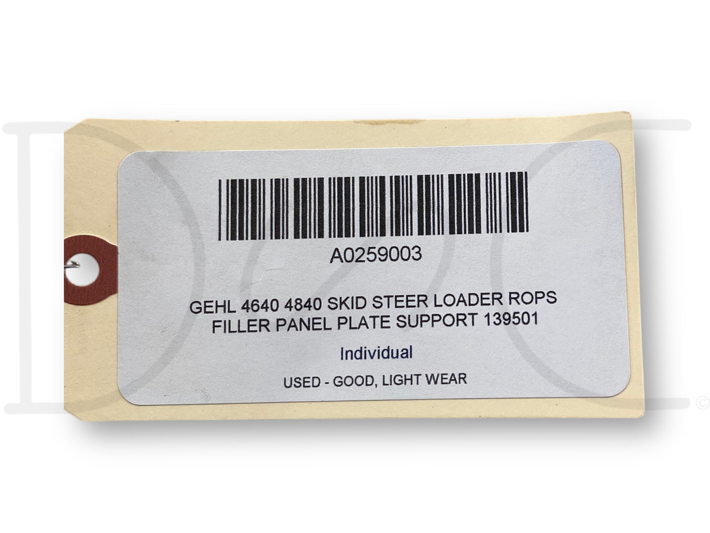 Gehl 4640 4840 Skid Steer Loader Rops Filler Panel Plate Support 139501
