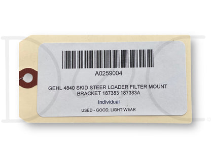 Gehl 4840 Skid Steer Loader Filter Mount Bracket 187383 187383A