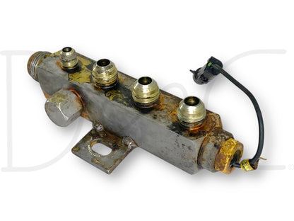 Gehl 4640 4840 Skid Steer Hydraulic Manifold & Temperature Switch 184946 132049