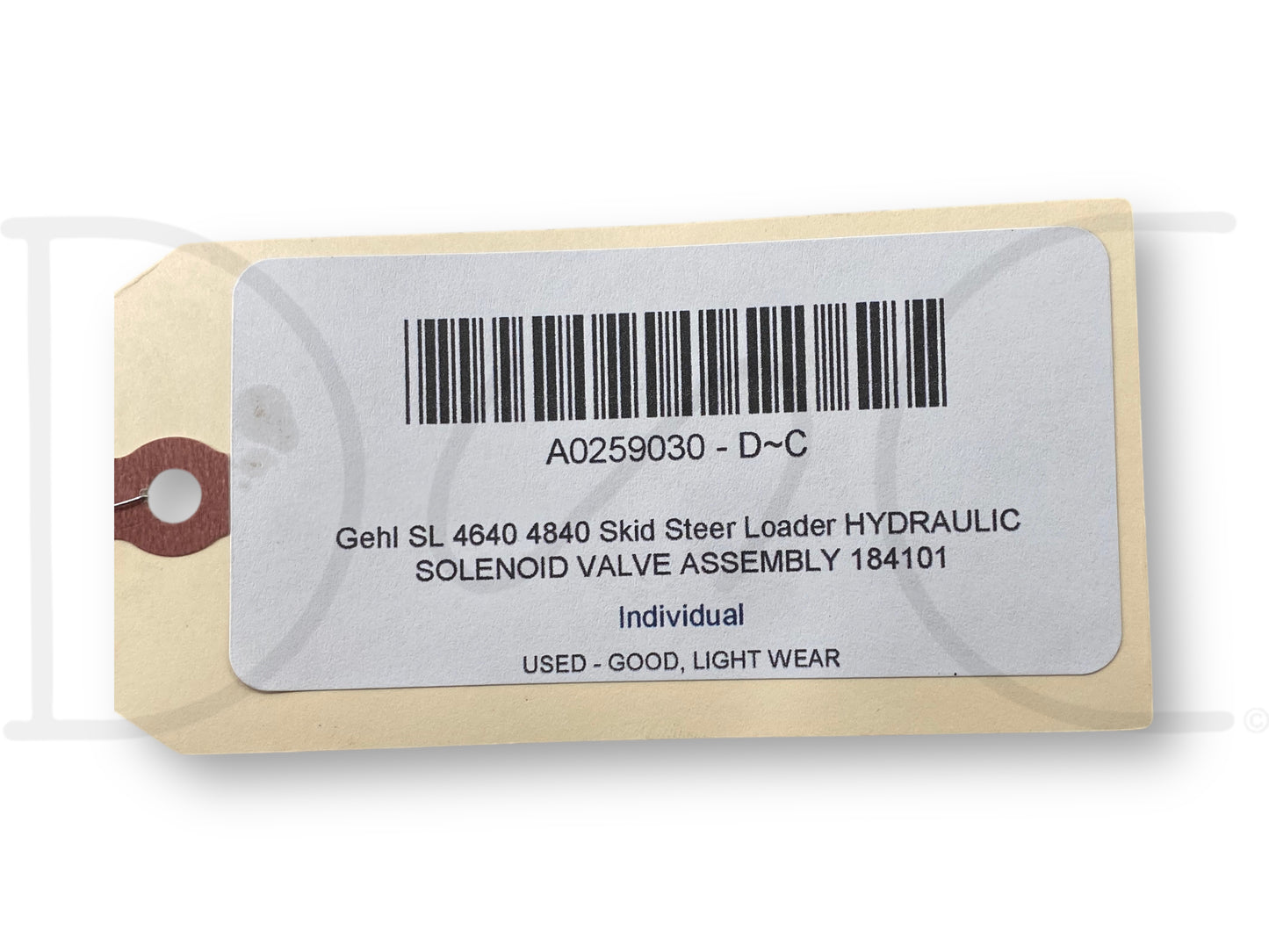 Gehl Sl 4640 4840 Skid Steer Loader Hydraulic Solenoid Valve Assembly 184101