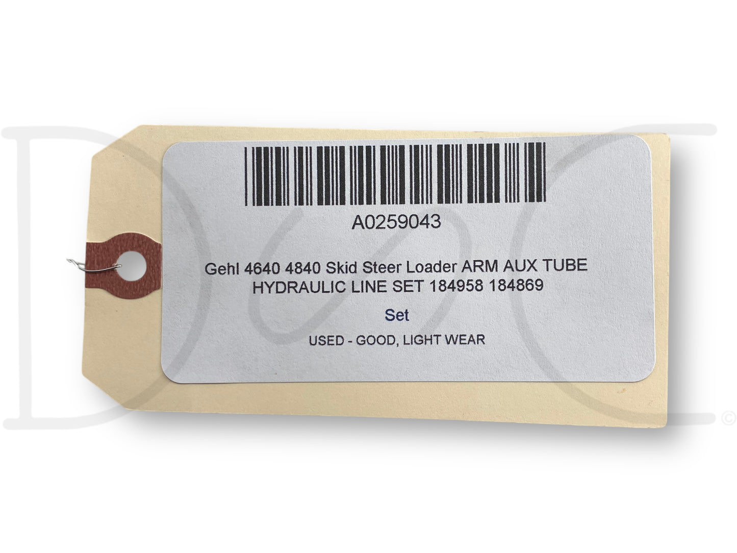 Gehl 4640 4840 Skid Steer Loader Arm Aux Tube Hydraulic Line Set 184958 184869