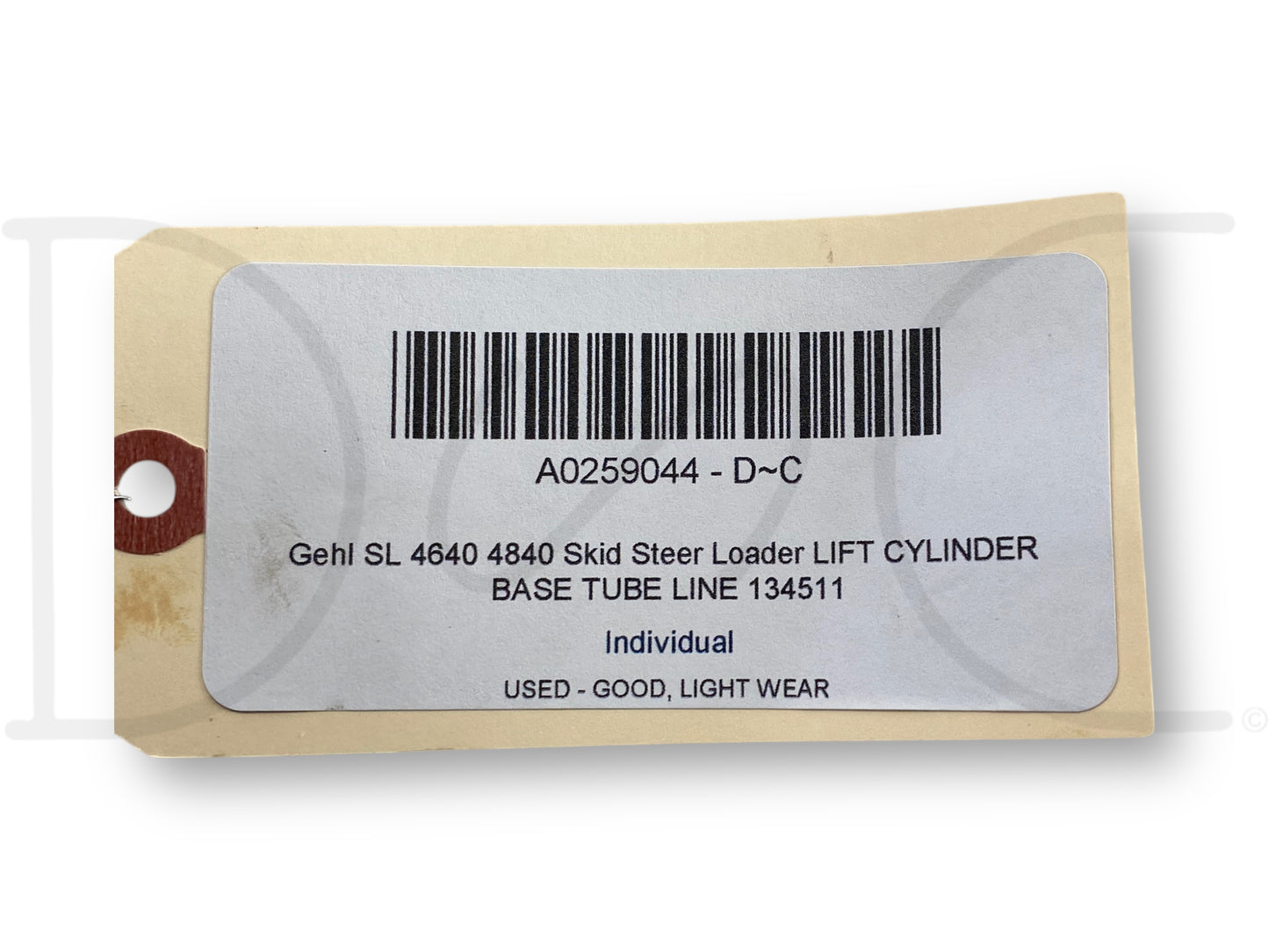 Gehl Sl 4640 4840 Skid Steer Loader Lift Cylinder Base Tube Line 134511