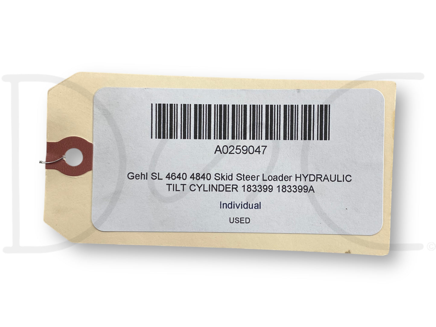 Gehl Sl 4640 4840 Skid Steer Loader Hydraulic Tilt Cylinder 183399 183399A