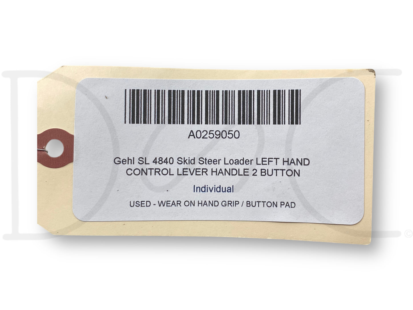 Gehl Sl 4840 Skid Steer Loader Left Hand Control Lever Handle 2 Button