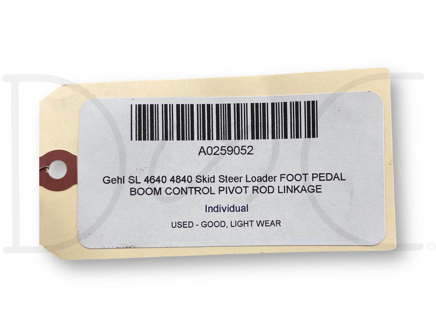 Gehl Sl 4640 4840 Skid Steer Loader Foot Pedal Boom Control Pivot Rod Linkage