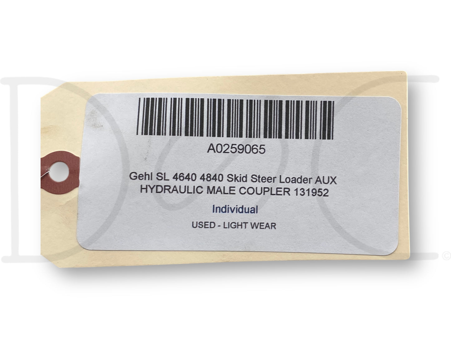 Gehl Sl 4640 4840 Skid Steer Loader Aux Hydraulic Male Coupler 131952