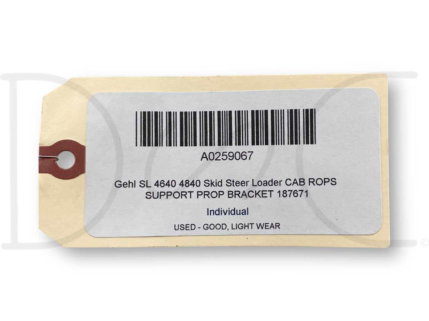 Gehl Sl 4640 4840 Skid Steer Loader Cab Rops Support Prop Bracket 187671