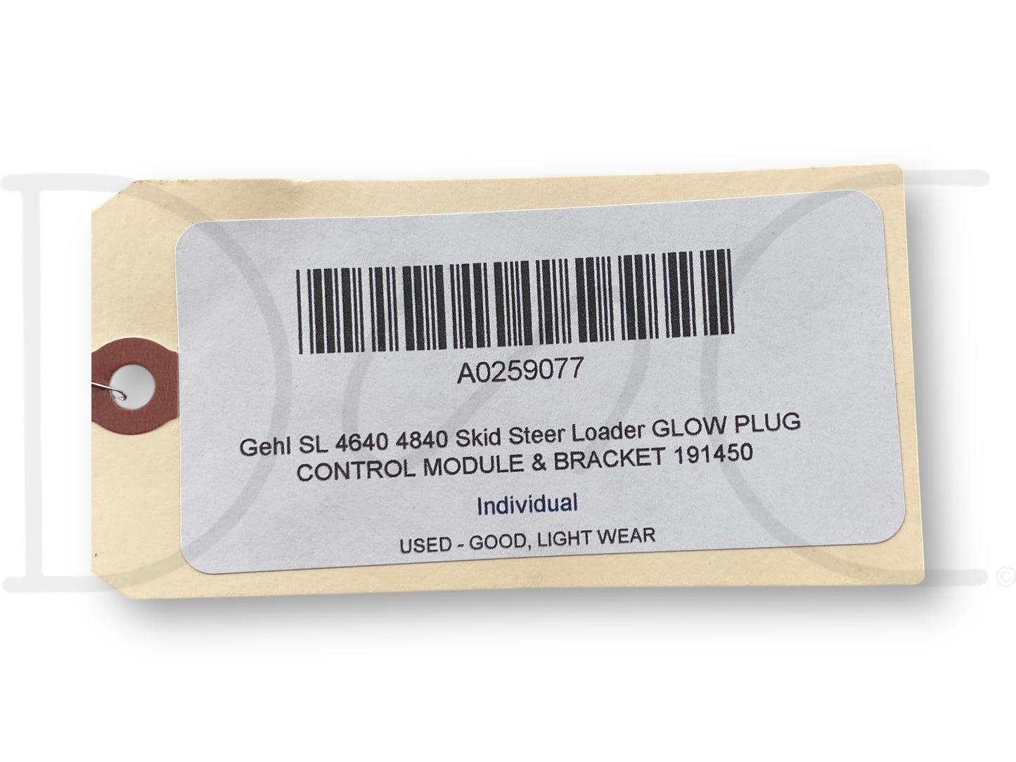 Gehl Sl 4640 4840 Skid Steer Loader Glow Plug Control Module & Bracket 191450