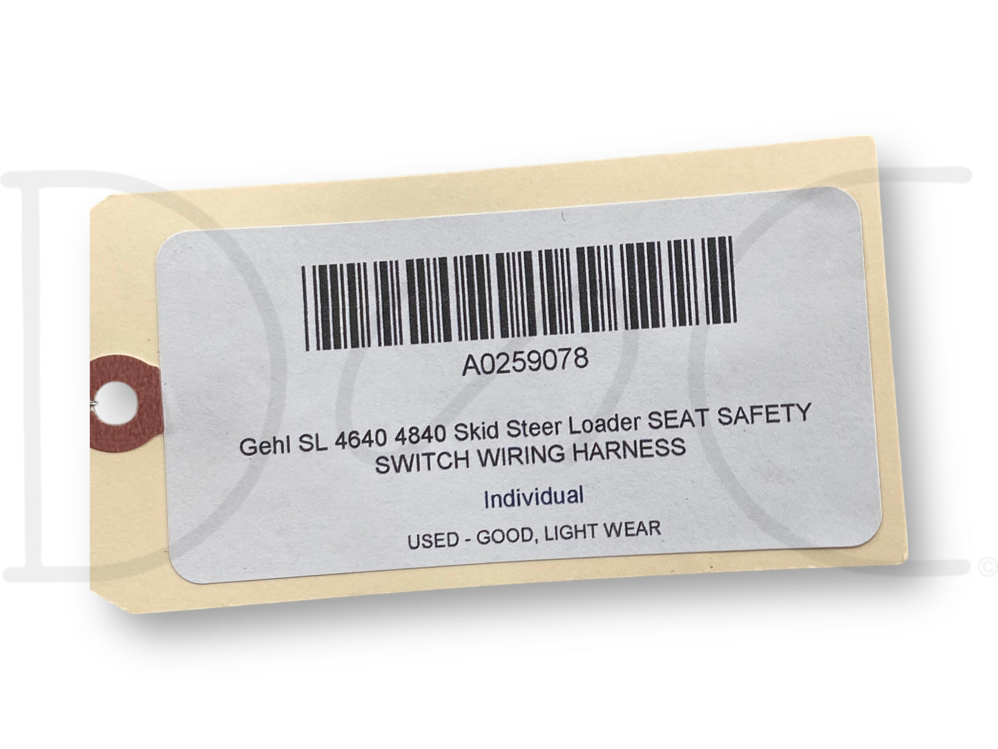 Gehl Sl 4640 4840 Skid Steer Loader Seat Safety Switch Wiring Harness