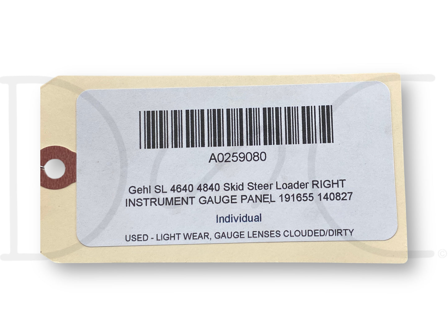 Gehl Sl 4640 4840 Skid Steer Loader Right Instrument Gauge Panel 191655 140827