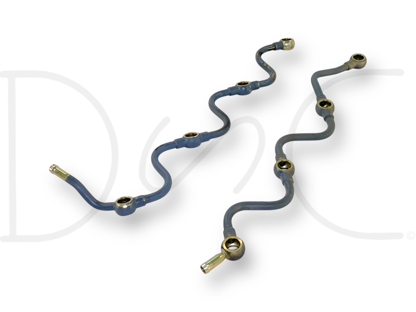 Gehl Sl 4840 Skid Steer Deutz F4M2011 Fuel Supply Return Line Pipe Set (2)