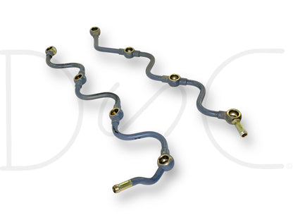Gehl Sl 4840 Skid Steer Deutz F4M2011 Fuel Supply Return Line Pipe Set (2)