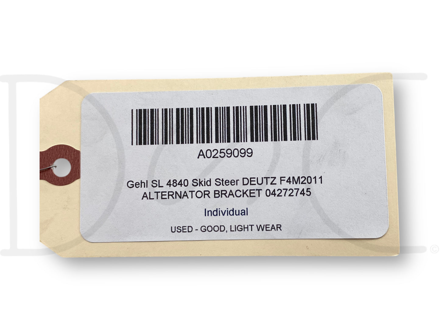 Gehl Sl 4840 Skid Steer Deutz F4M2011 Alternator Bracket 04272745