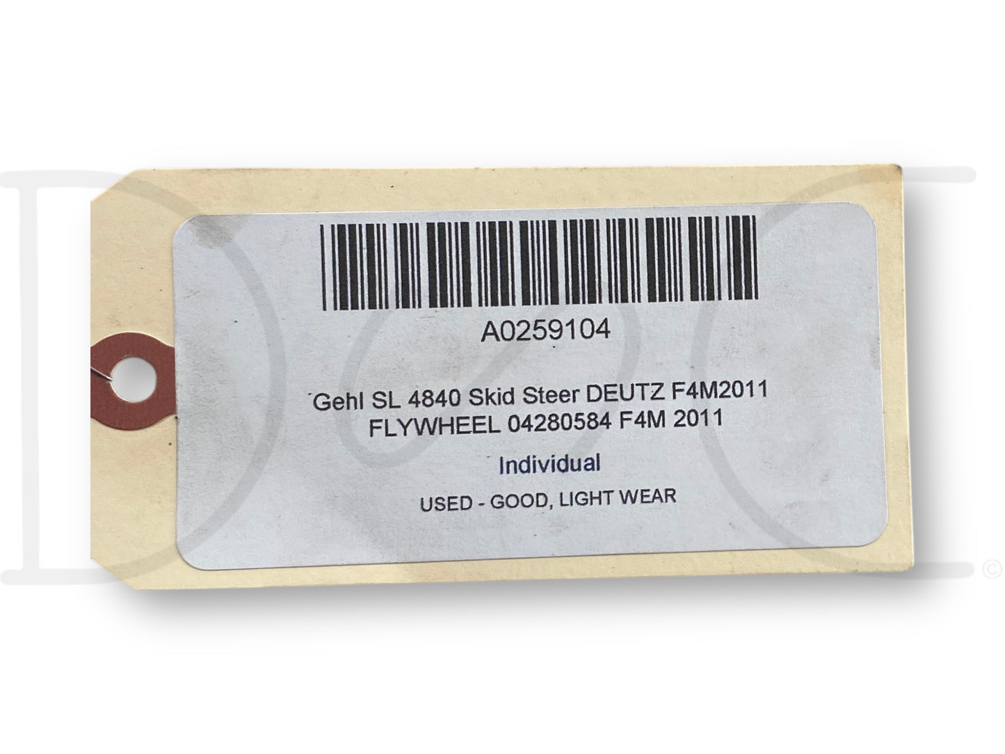 Gehl Sl 4840 Skid Steer Deutz F4M2011 Flywheel 04280584 F4M 2011