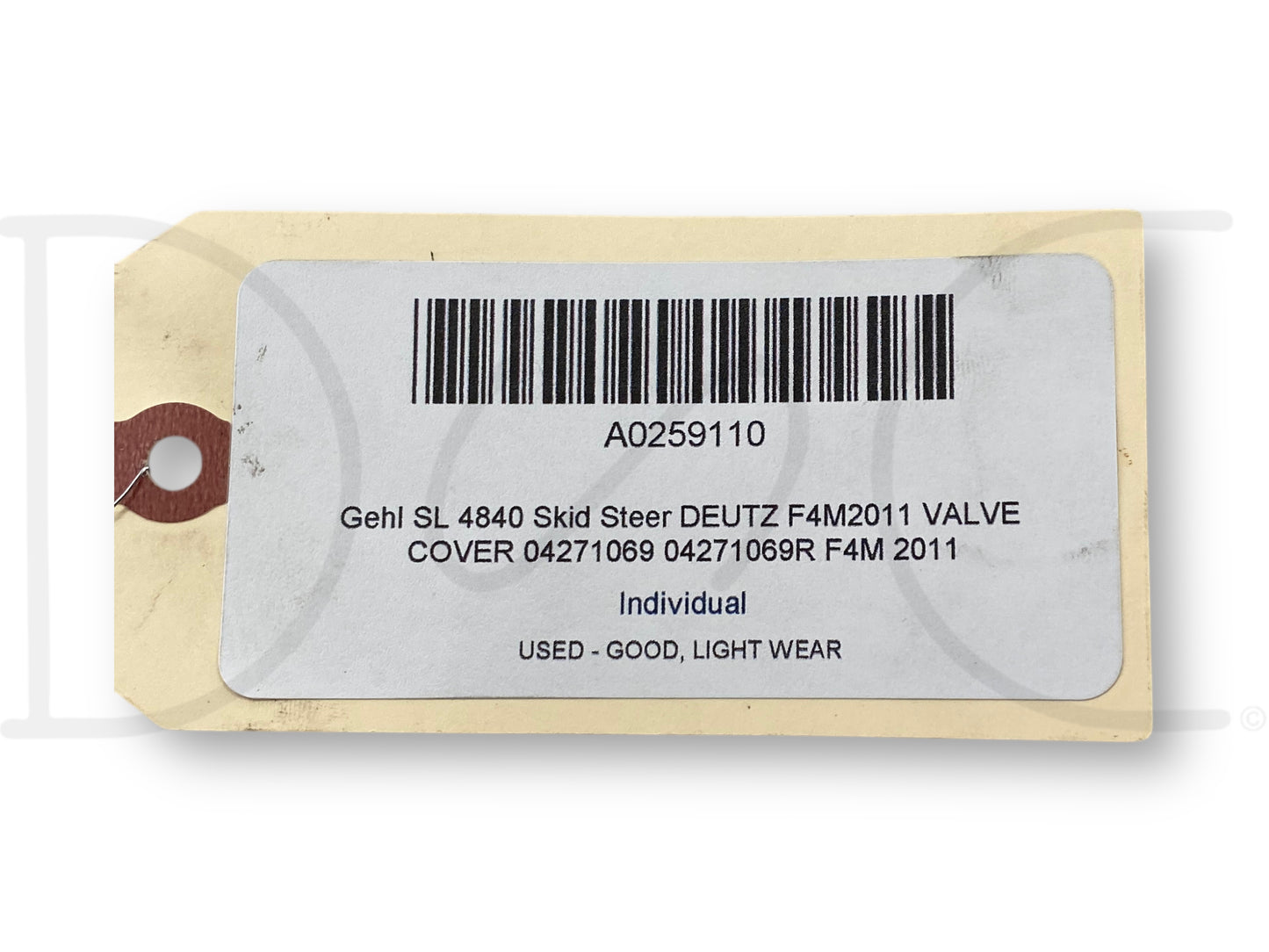 Gehl Sl 4840 Skid Steer Deutz F4M2011 Valve Cover 04271069 04271069R F4M 2011