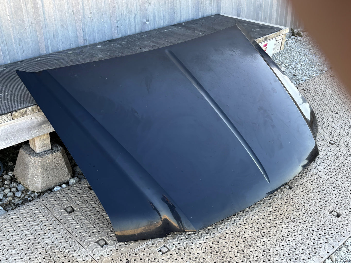 99-07 Ford F250 F350 Excursion Hood Ua Black