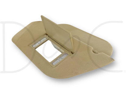 02-07 Ford F250 F350 LH Left Driver Dual Sun Visor Tan W/ Homelink OEM *Blem*