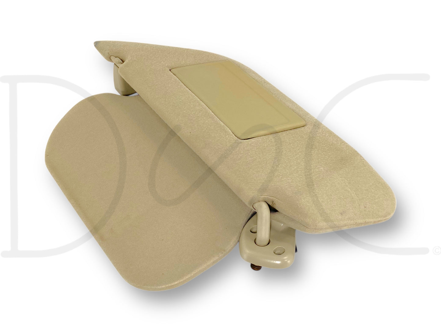 02-07 Ford F250 F350 LH Left Driver Dual Sun Visor Tan W/ Homelink OEM *Blem*