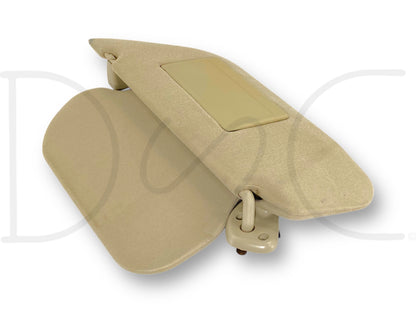 02-07 Ford F250 F350 LH Left Driver Dual Sun Visor Tan W/ Homelink OEM *Blem*