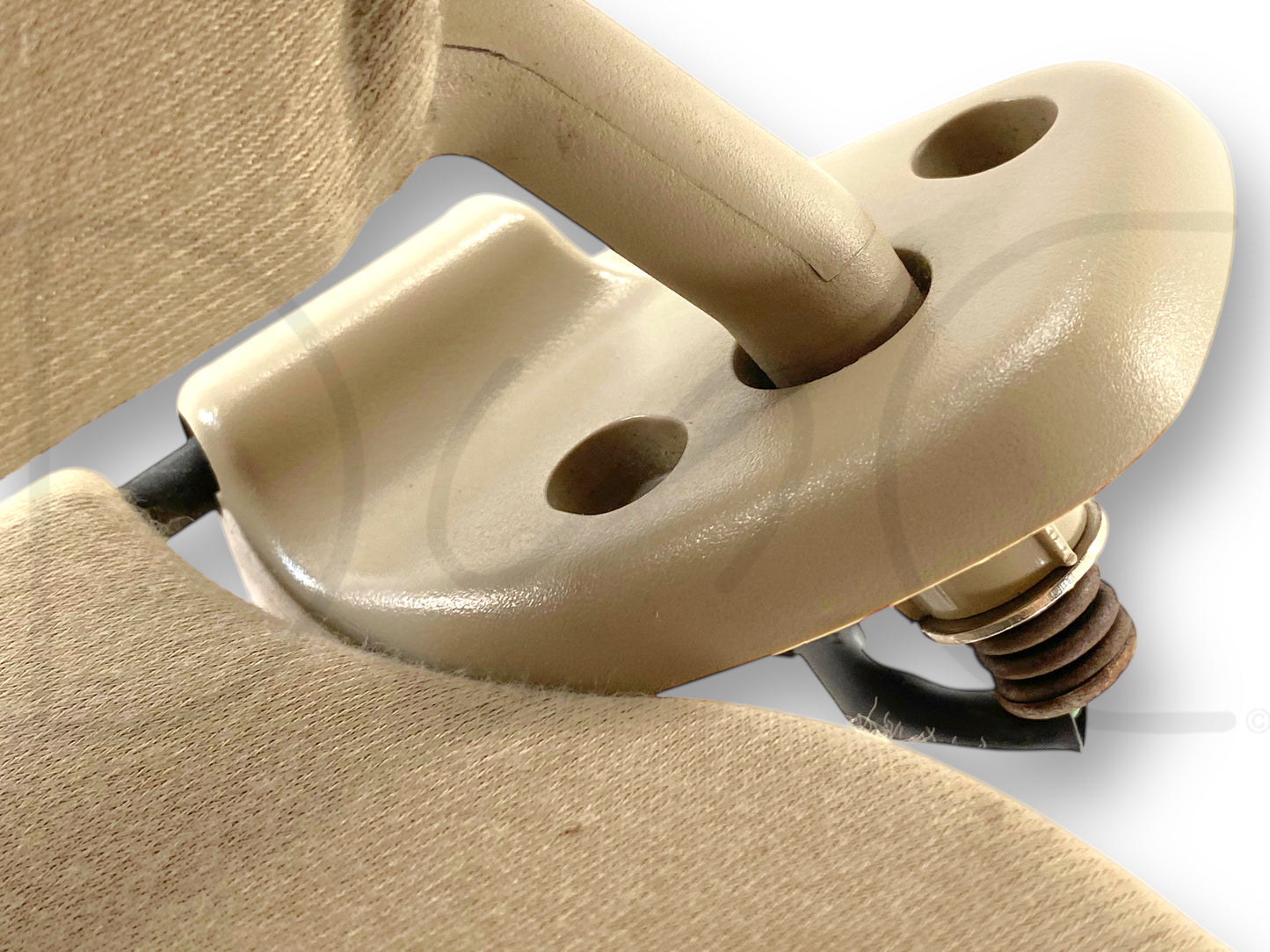 02-07 Ford F250 F350 LH Left Driver Dual Sun Visor Tan W/ Homelink OEM *Blem*