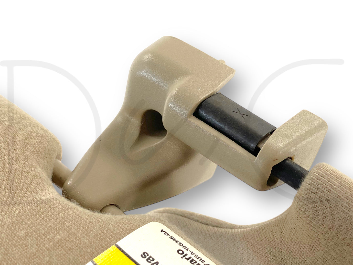 02-07 Ford F250 F350 LH Left Driver Dual Sun Visor Tan W/ Homelink OEM *Blem*