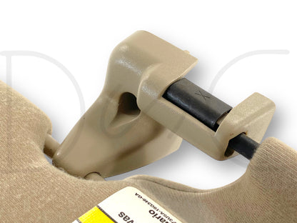 02-07 Ford F250 F350 LH Left Driver Dual Sun Visor Tan W/ Homelink OEM *Blem*