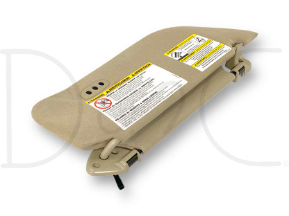 02-07 Ford F250 F350 LH Left Driver Dual Sun Visor Tan W/ Homelink OEM *Blem*