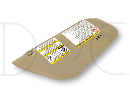 02-07 Ford F250 F350 LH Left Driver Dual Sun Visor Tan W/ Homelink OEM *Blem*