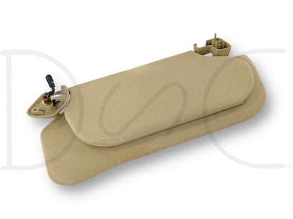 02-07 Ford F250 F350 LH Left Driver Dual Sun Visor Tan W/ Homelink OEM *Blem*