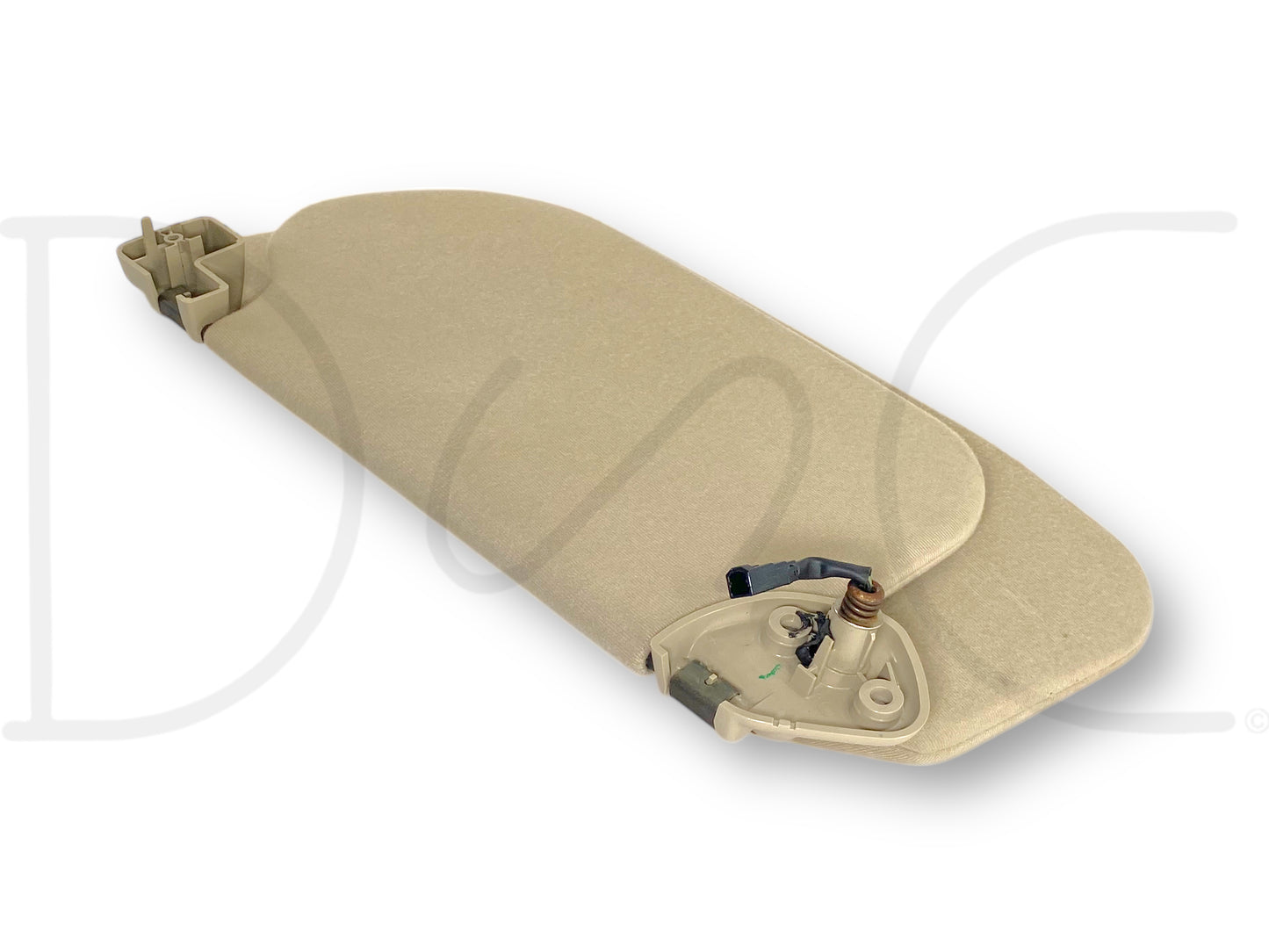 02-07 Ford F250 F350 LH Left Driver Dual Sun Visor Tan W/ Homelink OEM *Blem*