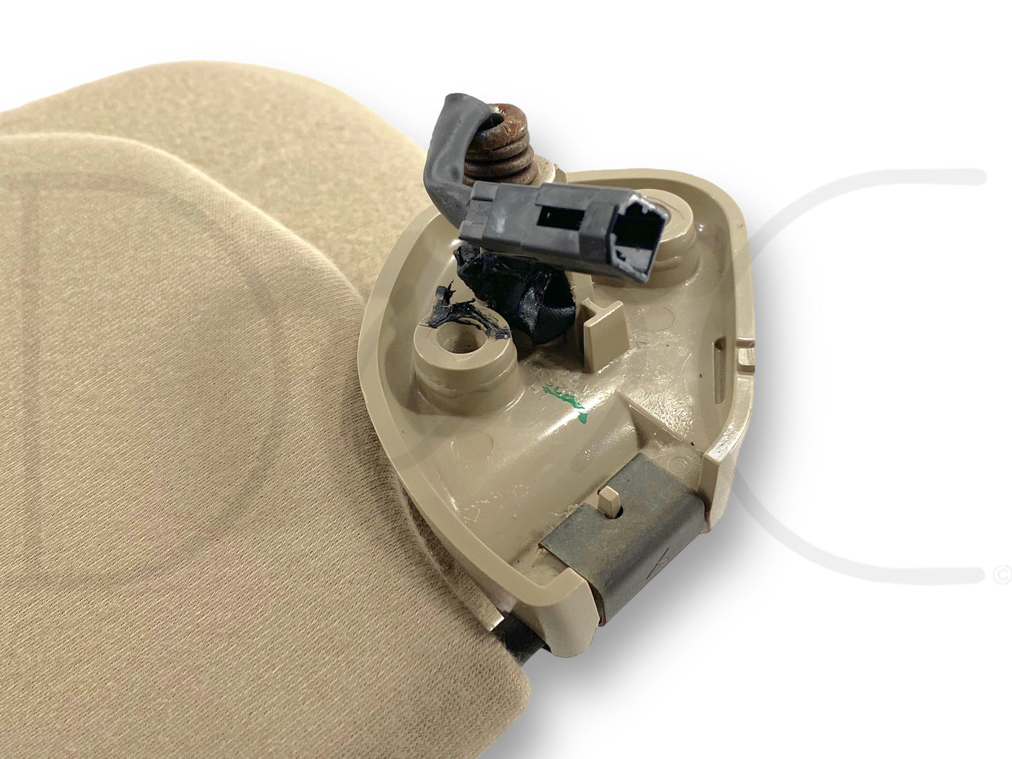 02-07 Ford F250 F350 LH Left Driver Dual Sun Visor Tan W/ Homelink OEM *Blem*