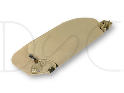 02-07 Ford F250 F350 RH Right Passenger Dual Sun Visor Tan W/ Mirror OEM *Blem*