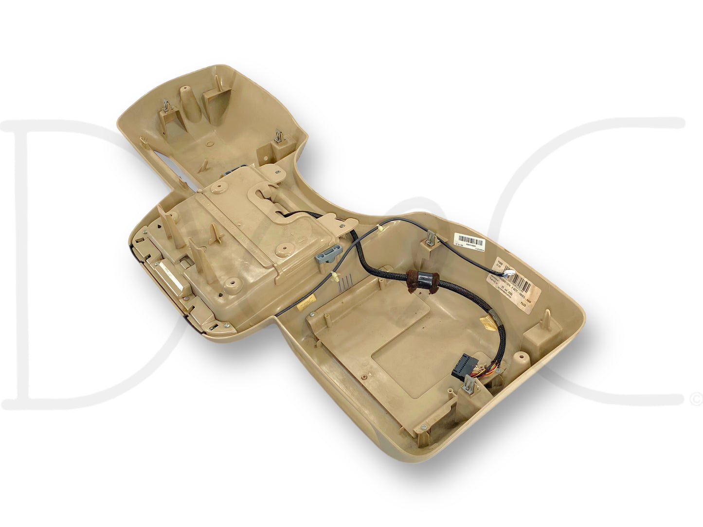 00-05 Ford Excursion Limited Rear Dvd Overhead Console Housing Tan *Blem*