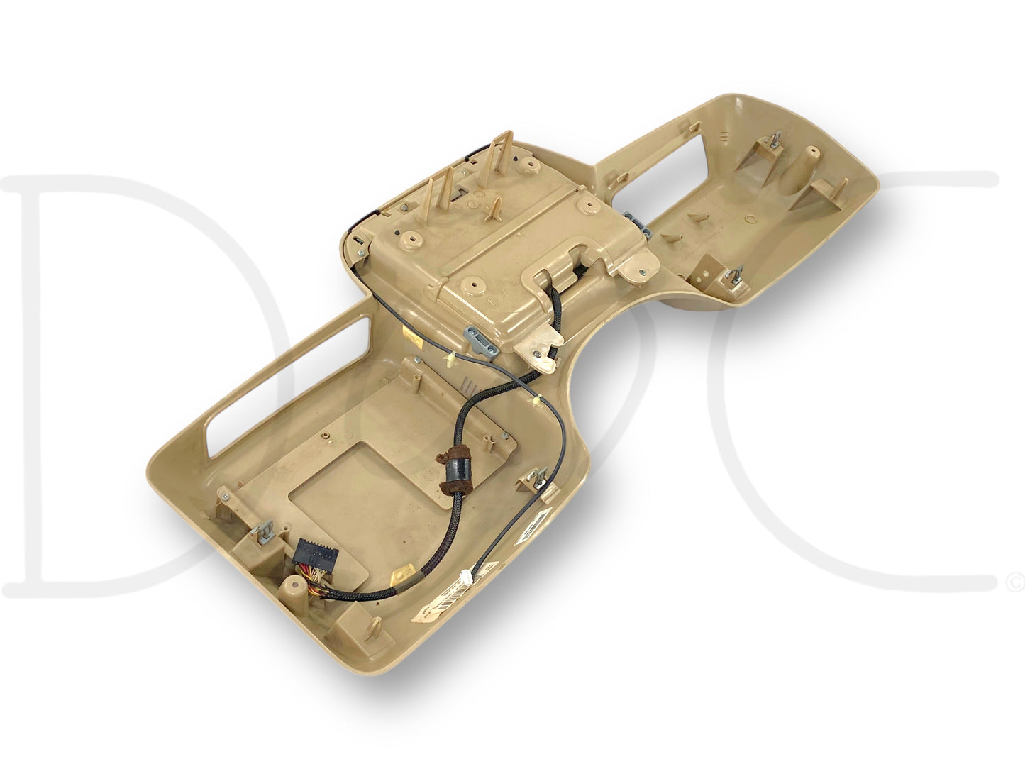 00-05 Ford Excursion Limited Rear Dvd Overhead Console Housing Tan *Blem*