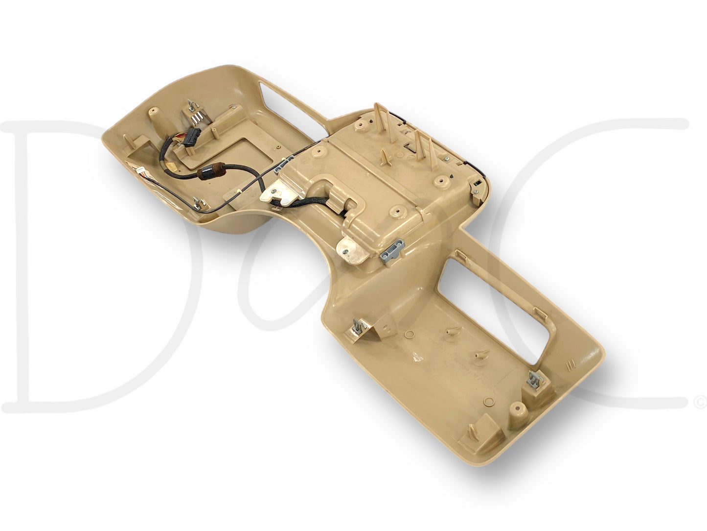 00-05 Ford Excursion Limited Rear Dvd Overhead Console Housing Tan *Blem*
