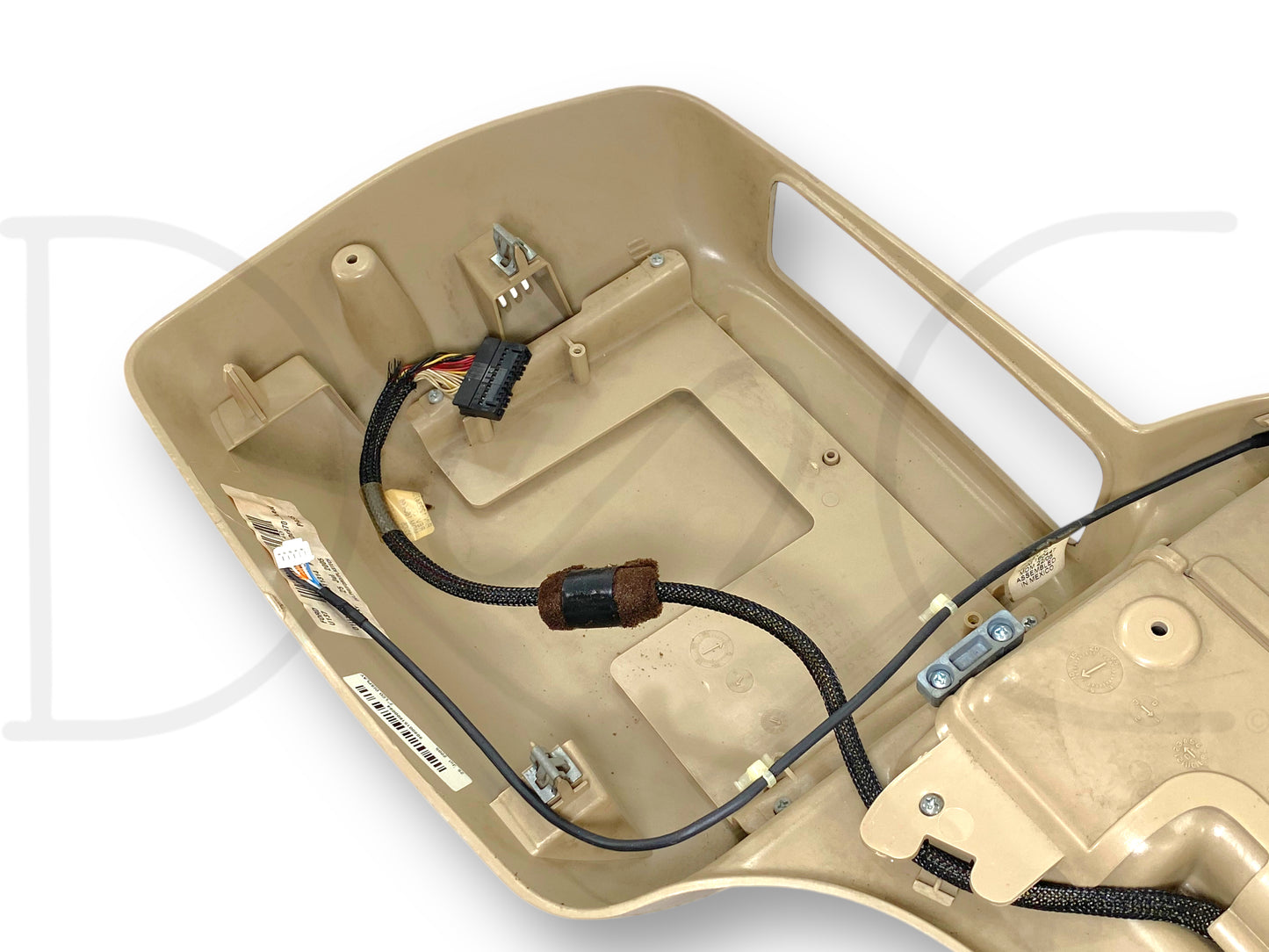 00-05 Ford Excursion Limited Rear Dvd Overhead Console Housing Tan *Blem*