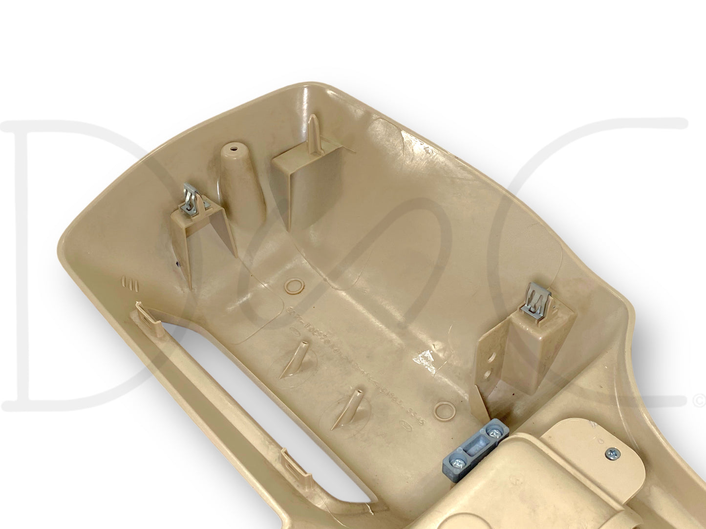 00-05 Ford Excursion Limited Rear Dvd Overhead Console Housing Tan *Blem*
