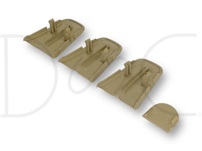99-07 Ford F250 F350 Super Duty Dashboard Dash Bolt Cover Trim Set Tan OE