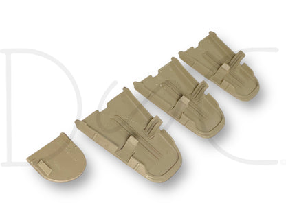 99-07 Ford F250 F350 Super Duty Dashboard Dash Bolt Cover Trim Set Tan OE