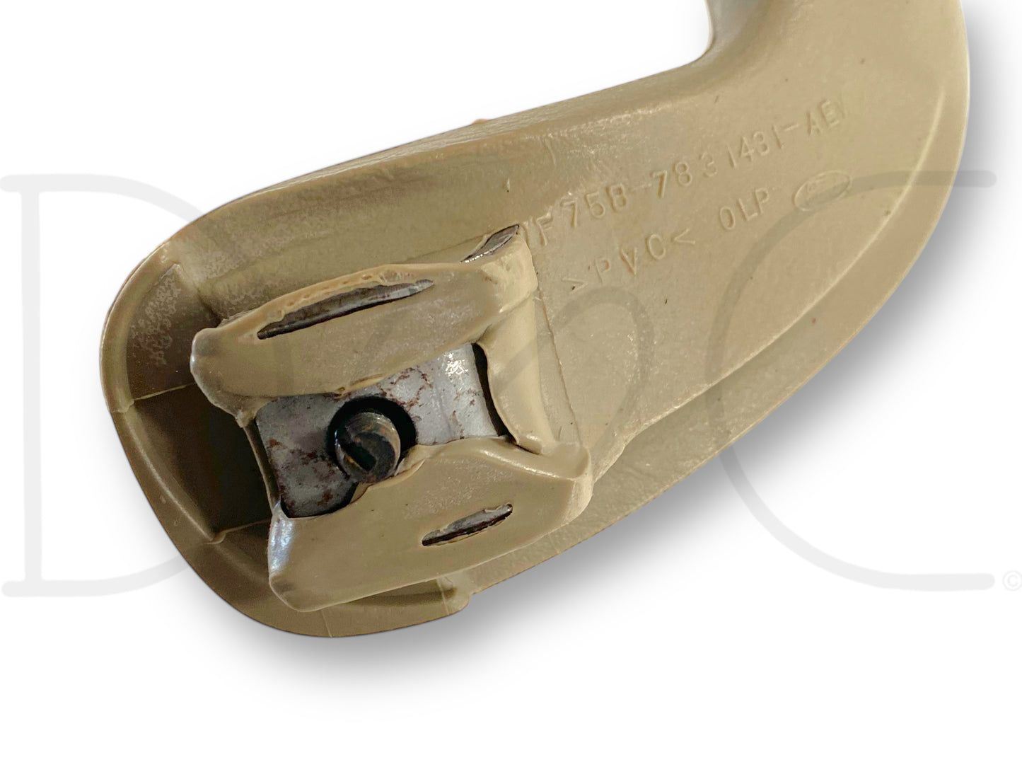 99-07 Ford F250 F350 LH Left Driver Rear Grab Handle Assist B Pillar Tan OEM