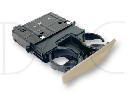 99-04 Ford F250 F350 Excursion Dash Cupholder Pull Out Assembly Tan OE