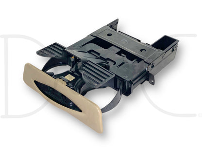 99-04 Ford F250 F350 Excursion Dash Cupholder Pull Out Assembly Tan OE