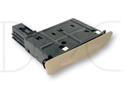 99-04 Ford F250 F350 Excursion Dash Cupholder Pull Out Assembly Tan OE