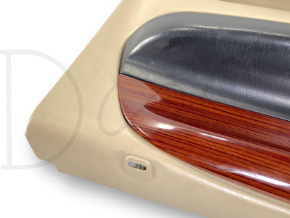 05-07 Ford F250 F350 Excursion RH Right Passenger Front Door Panel Tan *Blem*