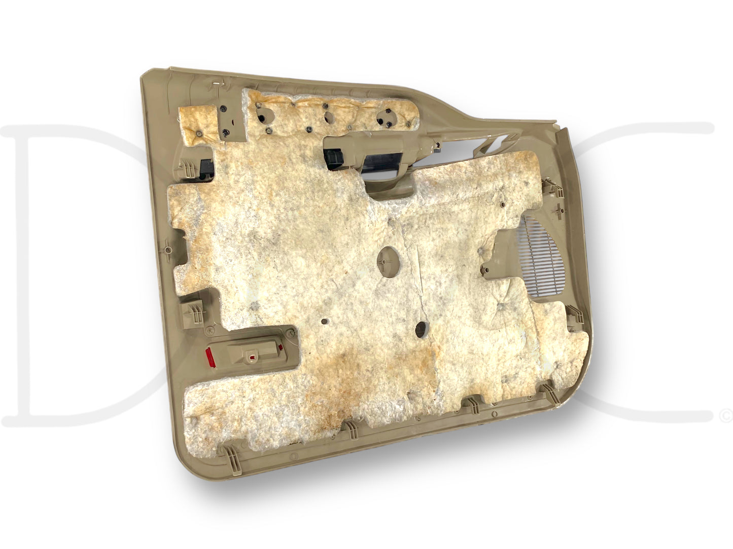 05-07 Ford F250 F350 Excursion RH Right Passenger Front Door Panel Tan *Blem*